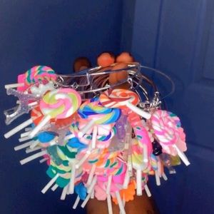 Candy Charm Bangles & Black & White Bangles
